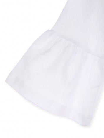 Белая блузка трикотажная для девочки PlayToday Tween 094003, вид 3