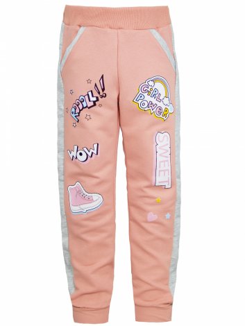 Розовые брюки для девочки ИНОВО 1101-5, вид 1