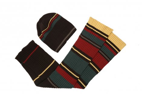 Коричневый комплект: шапка, шарф для мальчика S'COOL 11303, вид 1