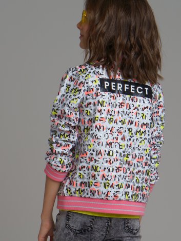Серая толстовка для девочки PlayToday Tween 120122001, вид 4