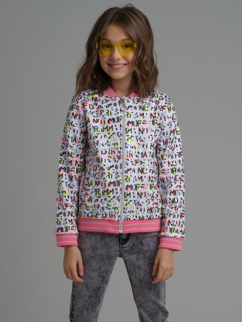 Серая толстовка для девочки PlayToday Tween 120122001, вид 5