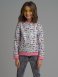 Серая толстовка для девочки PlayToday Tween 120122001, вид 5 превью