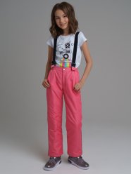Розовые брюки для девочки PlayToday Tween 120127005