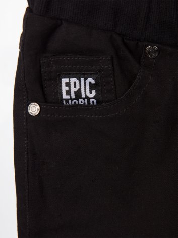 Черные брюки для мальчика PlayToday 120211016, вид 4