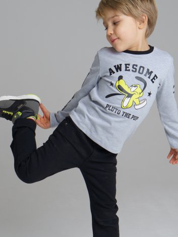 Черные брюки для мальчика PlayToday 120211016, вид 6