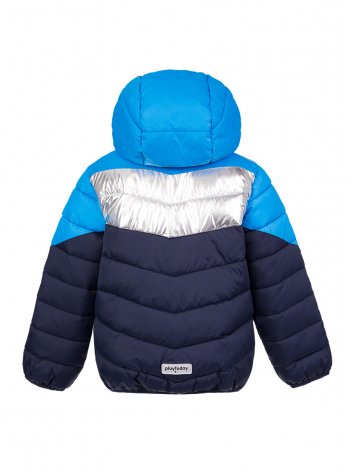 Синяя куртка для мальчика PlayToday 120217115, вид 2