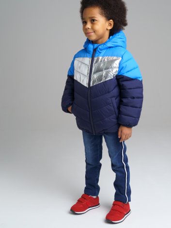 Синяя куртка для мальчика PlayToday 120217115, вид 9