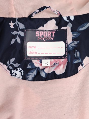 Черная куртка (ветровка) для девочки PlayToday 120225002, вид 7