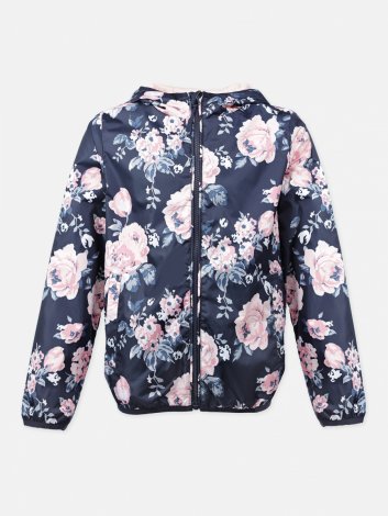 Черная куртка (ветровка) для девочки PlayToday 120225002, вид 1