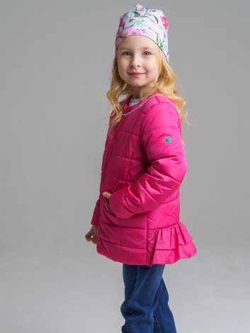 Розовая куртка для девочки PlayToday 120227301, вид 10