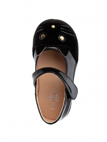 Черные туфли для девочек для девочки PlayToday 120228014, вид 2