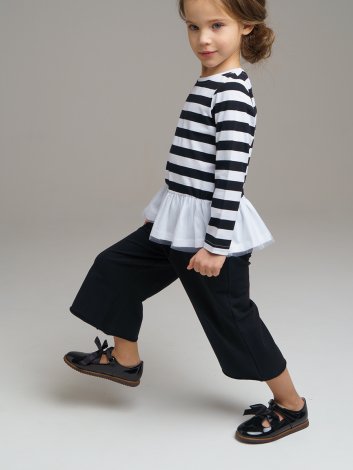 Черные туфли для девочек для девочки PlayToday 120228034, вид 7