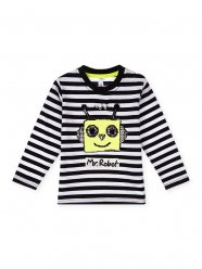 Белая футболка с длинным рукавом для мальчика PlayToday Baby 120312013