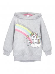 Серая толстовка для девочки PlayToday Baby 120323004