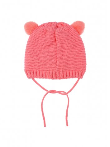 Розовая шапка для девочки PlayToday Baby 120327216, вид 2