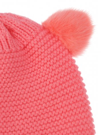 Розовая шапка для девочки PlayToday Baby 120327216, вид 3