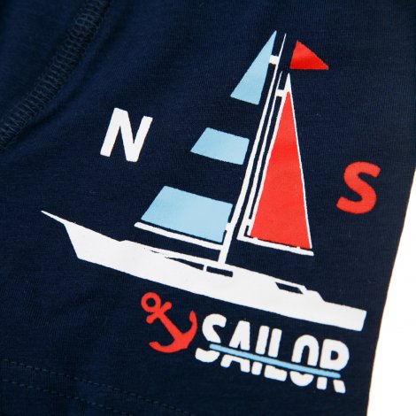 Темно-синие трусы-боксеры, 2 шт. в комплекте для мальчика PlayToday Tween 12111021, вид 4