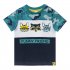 Синий комплект: футболка, брюки для мальчика PlayToday Baby 12113312, вид 2 превью