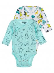Белые боди, 2 шт. в комплекте для мальчика PlayToday Baby 12119016