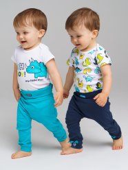 Белые боди, 2 шт. в комплекте для мальчика PlayToday Baby 12119035