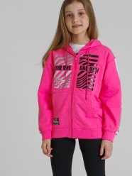 Розовая толстовка для девочки PlayToday Tween 12121132
