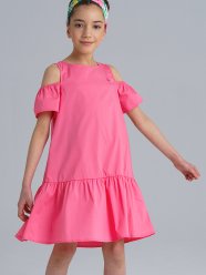 Розовое платье для девочки PlayToday Tween 12121407