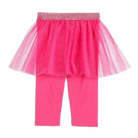 Ярко-розовая юбка-легинсы для девочки PlayToday 12122235, вид 2