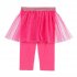 Ярко-розовая юбка-легинсы для девочки PlayToday 12122235, вид 2 превью