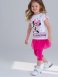 Ярко-розовая юбка-легинсы для девочки PlayToday 12122235, вид 3 превью