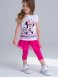 Ярко-розовая юбка-легинсы для девочки PlayToday 12122235, вид 4 превью