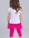 Ярко-розовая юбка-легинсы для девочки PlayToday 12122235, вид 6 превью