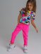 Розовые брюки для девочки PlayToday 12122971, вид 1 превью