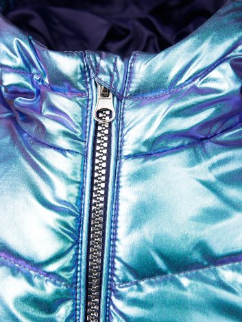 Синяя куртка для девочки PlayToday 12122973, вид 3