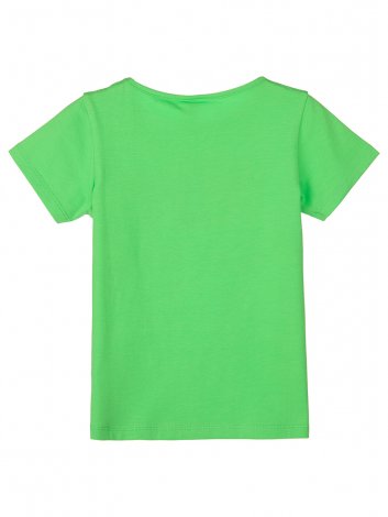 Зеленая футболка для девочки PlayToday 12122990, вид 3