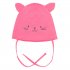 Светло-розовая шапка, 2 шт. в комплекте для девочки PlayToday Baby 12129021, вид 2 превью