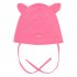 Светло-розовая шапка, 2 шт. в комплекте для девочки PlayToday Baby 12129021, вид 3 превью