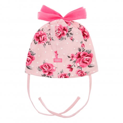 Светло-розовая шапка, 2 шт. в комплекте для девочки PlayToday Baby 12129021, вид 6