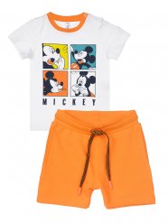 Белый комплект: футболка, шорты для мальчика PlayToday Baby 12133303