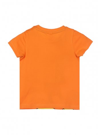 Оранжевая футболка для мальчика PlayToday Baby 12133307, вид 2