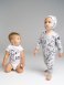Черный комплект: боди, комбинезон, нагрудник, чепчик для мальчика PlayToday Baby 12139101, вид 1 превью