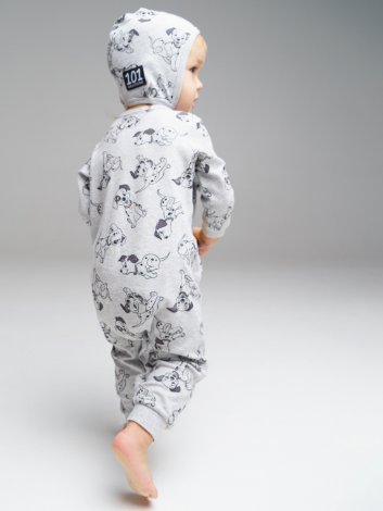 Черный комплект: боди, комбинезон, нагрудник, чепчик для мальчика PlayToday Baby 12139101, вид 2