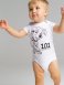 Черный комплект: боди, комбинезон, нагрудник, чепчик для мальчика PlayToday Baby 12139101, вид 5 превью