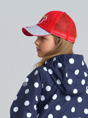 Красная кепка для девочки PlayToday Tween 12141911, вид 3