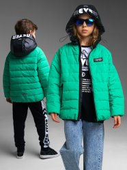 Зеленая куртка для мальчика PlayToday Tween 12201603