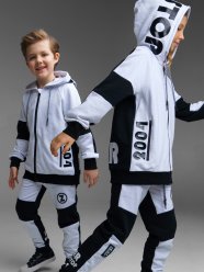 Черная толстовка для мальчика PlayToday Tween 12201612