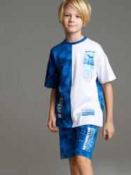 Синяя футболка для мальчика PlayToday Tween 12211004