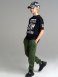 Темно-зеленые брюки для мальчика PlayToday Tween 12211009, вид 1 превью