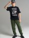 Темно-зеленые брюки для мальчика PlayToday Tween 12211009, вид 2 превью