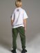 Темно-зеленые брюки для мальчика PlayToday Tween 12211009, вид 4 превью