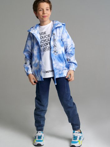 Голубые брюки джинсовые для мальчика PlayToday Tween 12211014, вид 2